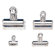 Sparco Products Bulldog Clip, 5/8" Cap, Size 3, 2-5/8"W, 12/BX, Silver