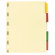 Sparco Products Ring Binder Indexes, 5-Tabs, 11"x8-1/2", 50 per Pack
