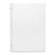 Sparco Products Reinforced Filler Paper, Plain, 11"x8-1/2", White