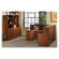 Lorell Lorell 88000 Fluted Edge Veneer Furniture , Mahogany