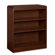Lorell Lorell Radius Hardwood Veneer Bookcases, Mahogany
