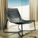 Luxo by Modloft York Leather Lounge Chair
