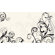 Room Mates Black Scroll Chair Rail Prepasted Mural