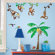 Room Mates Monkey Business Peel and Stick Wall Decal