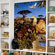 Room Mates Jungle Chair Rail Prepasted Mural 6' x 10.5'