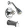 LDR Chrome Tub and Shower Single Handle Faucet