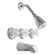 LDR Thermostatic Three Handle Tub and Shower Faucet