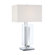 George Kovacs by Minka One Light Table Lamp with Eidolon Krystal Base in Chrome