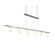 George Kovacs by Minka  Cylindrical Counter Weight Chandelier in Brushed Nickel
