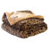 Posh Pelts Leopard Faux Fur Throw Blanket with Cinnamon Accents and Camel Color Lining