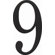 Atlas Homewares 6" The Traditionalist House Numbers