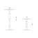 Minus Tio Cosmos Lamp Table in Lacquered Clear