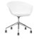 Arper Mid-Back Leather Task Chair with Gas Lift