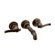 Graff Bali Wall Mounted Bathroom Sink Faucet with Double Lever Handles