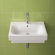 Bissonnet Universal Flex Ceramic Bathroom Sink in White
