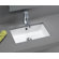 Bissonnet Traffic Agres Ceramic Mini Bathroom Sink in White