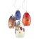 LBL Lighting Monty Mouth Blown Murano 1 Light Pendant