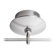 LBL Lighting Monorail 5.1" Electronic Direct Single Feed Surface Transformer in Bronze