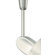 LBL Lighting Modo Head 12" with Modern Transparent or Frosted Glass Shade