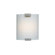 LBL Lighting Omni One Light Outdoor Incandescent Wall Sconce with Small Cover in Silver