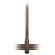 LBL Lighting Monorail Soft 72" Feeder Coax and Adapter in Satin Nickel
