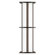 LBL Lighting Modular Tubular 25W Large Two Light Outdoor Wall Sconce in Stainless Steel