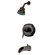 Pegasus Bamboo Single Handle Tub and Shower Faucet Trim