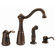 Price Pfister Marielle One Handle Widespread Kitchen Faucet with Side Spray and Soap Dispenser