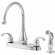 Price Pfister Treviso Two Handle High-Arc Centerset Kitchen Faucet with Side Spray