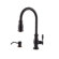 Price Pfister Hanover One Handle Widespread Kitchen Faucet with Soap Dispenser