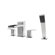 Price Pfister Kenzo 4-Hole Roman Tub Trim with Handheld Shower and Valve Kit