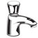 American Standard Pillar Tap Single Hole Metering Faucet with Single Knob Handle