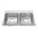 American Standard Stainless Steel Drop-In 33.38-Inch x 22-Inch Double Bowl kitchen sink in Brushed Stainless Steel