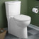 American Standard Studio Concealed Trapway Dual Flush Right Height Round Front Toilet