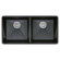 Blanco Precis Double Bowl Kitchen Sink in Anthracite