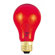 Bulbrite Industries 25W Transparent A19 Bulb in Red