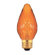 Bulbrite Industries 25W Clear Fiesta Style F10 Chandelier Bulb in Amber