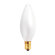 Bulbrite Industries 60W Incandescent Torpedo Chandelier Bulb in White