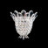 Schonbek Trilliane Three Light Wall Sconce in Silver