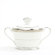 Noritake Chatelaine Platinum 12 oz. Sugar Bowl with Cover