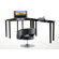 RTA Home And Office CT Computer/Laptop Desk Corner Computer Desk with Right Extension Table