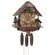 Schneider 18" 8-Day Movement Cuckoo Clock with Bell Ringer