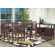Alpine Furniture Anderson Pub Table with Butterfly Leaf in Medium Cherry