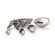 Anolon Stainless Gadgets 4 Piece Measuring Spoon Set