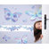 4 Walls Fluttering Butterflies Freestyle Peel and Stick Decal in Blue