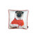 lava Holiday Pug with Jacket Pillow