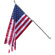 Annin & Company Estate Flag Pole Spinner Traditional Flag Set