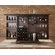 Crosley Newport Expandable Bar Cabinet in Vintage Mahogany