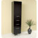 Fresca Espresso Bathroom Linen Cabinet with 3 Pull Out Drawers