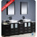 Fresca Torino 84" Modern Double Sink Bathroom Vanity with 3 Side Cabinets and Vessel Sinks
